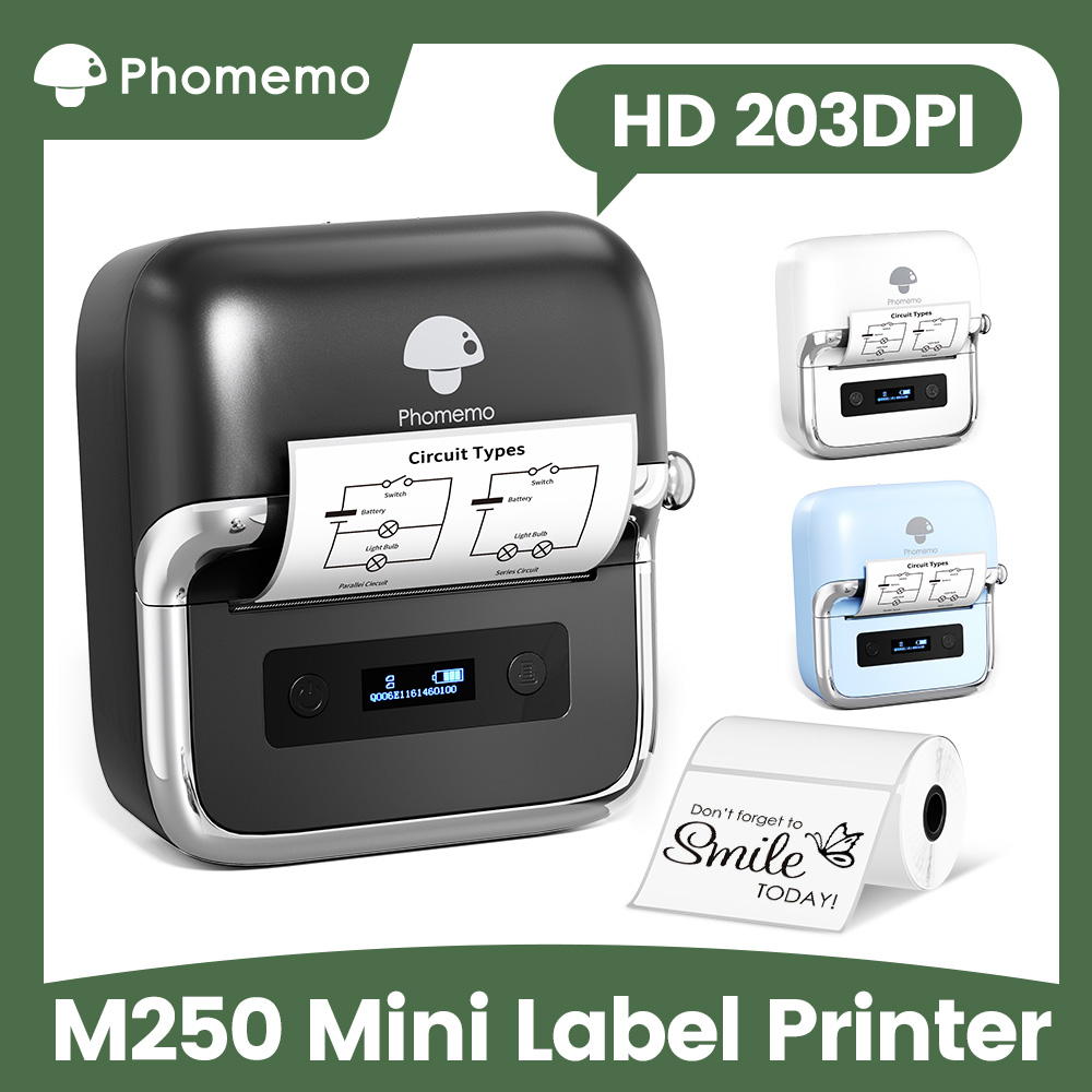 Commercial Shirt Printing Machine - 포모모 M250 라벨 메이커 75mm 감열