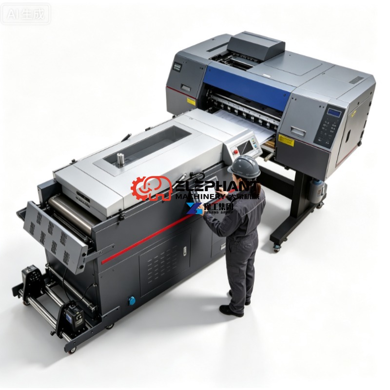 Commercial Printing Press Machine - 상업용 DTF PET 필름 프린터, 열