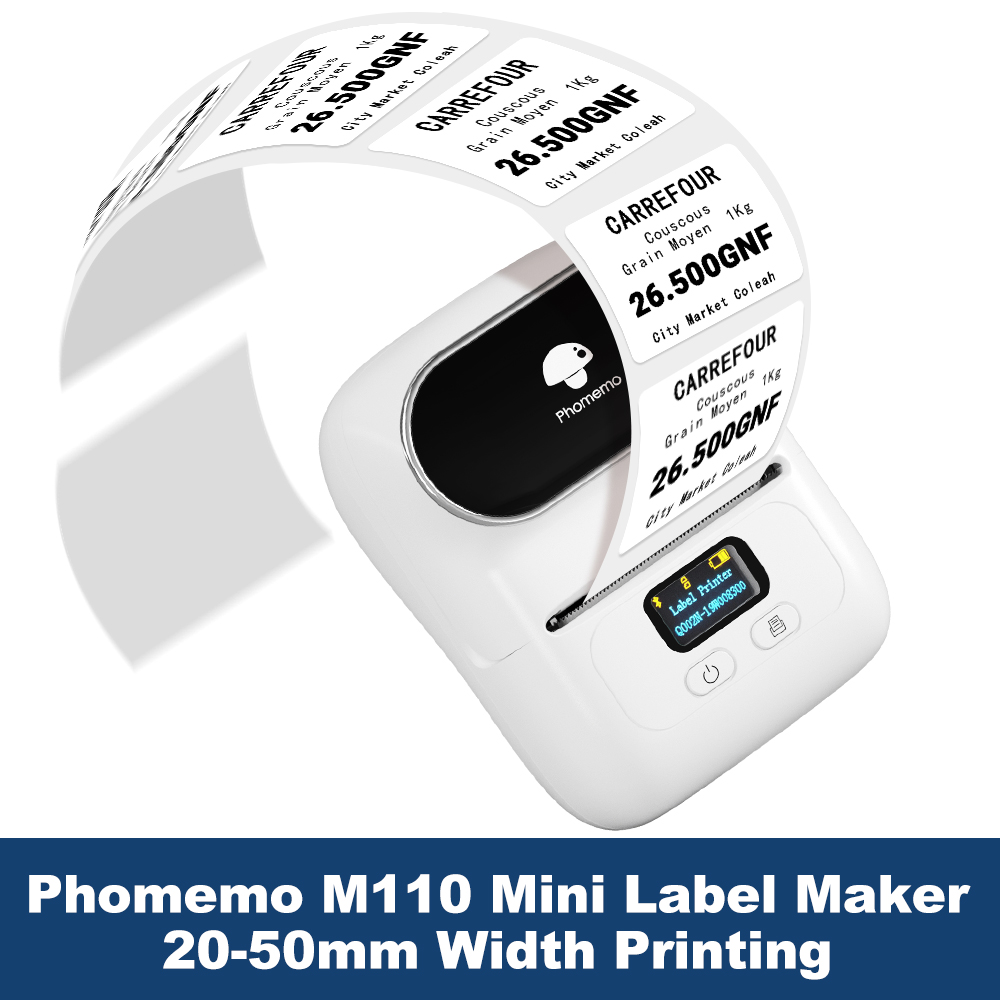 Phomemo 라벨 프린터 M110 라벨 메이커 주소, - Commercial Shirt Printing Machine 리뷰 및 가격