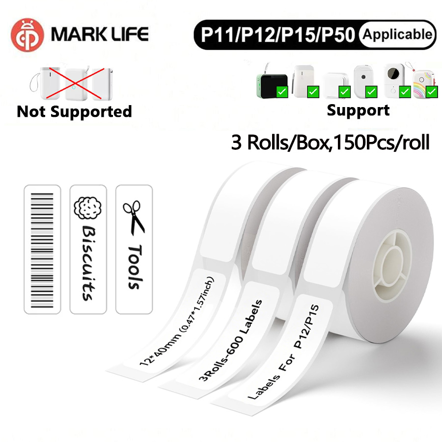 Marklife 3Rolls 라벨 P15 열 라벨 접착 - Commercial Shirt Printing Machine 리뷰 및 가격